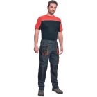 crv_0304000360001 EMERTON póló fekete-narancs S