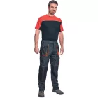 crv_0304000360003 EMERTON póló fekete-narancs L