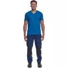 crv_0304013550000 NOYO ESD V-póló royal kék XS