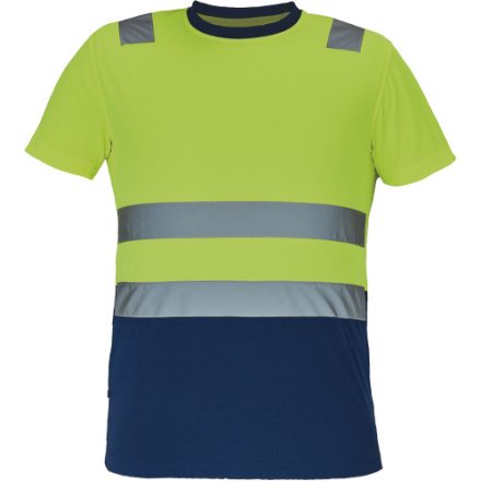 crv_0304013972008 MONZON Hi-Vis póló sárga-navy 5XL