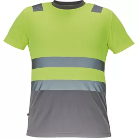 crv_0304013994005 MONZON Hi-Vis póló sárga-szürke 2XL