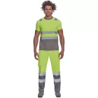 crv_0304013994005 MONZON Hi-Vis póló sárga-szürke 2XL