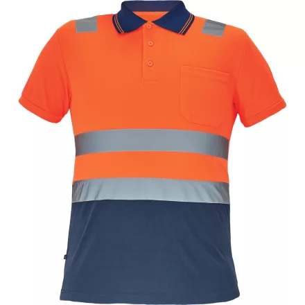 crv_0305005391008 CADIZ HV galléros póló narancs/navy 5XL