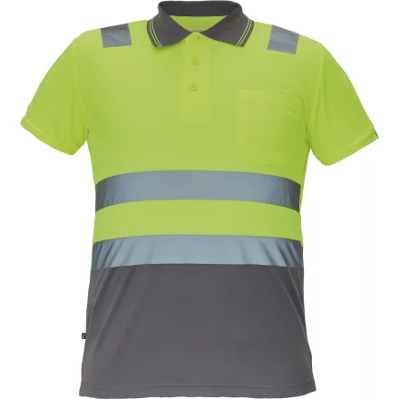 crv_0305005394006 CADIZ HV galléros póló sárga/szürke 3XL