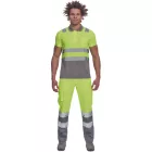 crv_0305005394007 CADIZ HV galléros póló sárga/szürke 4XL