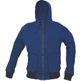 crv_0306001740006 STANMORE kapucnis kardigán kék - 3XL