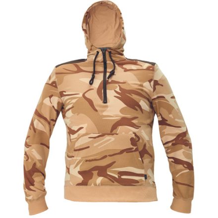 crv_03060028W0006 CRAMBE HOODIE terepmintás bézs 3XL