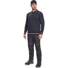 crv_03060066A0001 KNOXFIELD galléros pulóver antr/piros S