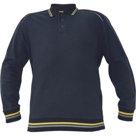 crv_03060066A1001 KNOXFIELD galléros pulóver antr/sárga S