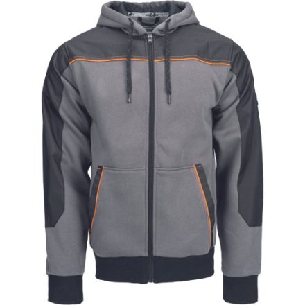 crv_0306007500001 CREMORNE kapucnis kardigán szürke S