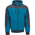 crv_0306007555003 CREMORNE kapucnis kardigán petrol kék L