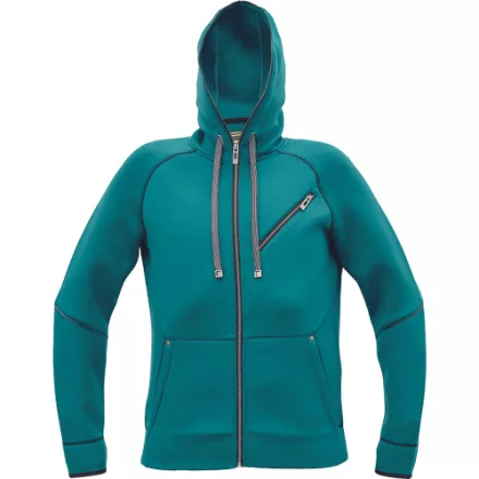 crv_0306013055003 NEURUM kapucnis kardigán petrol kék L