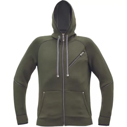 crv_03060130E5001 NEURUM kapucnis kardigán söt.olajzöld S