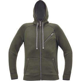 crv_03060130E5006 NEURUM kapucnis kardigán s.olajzöld 3XL