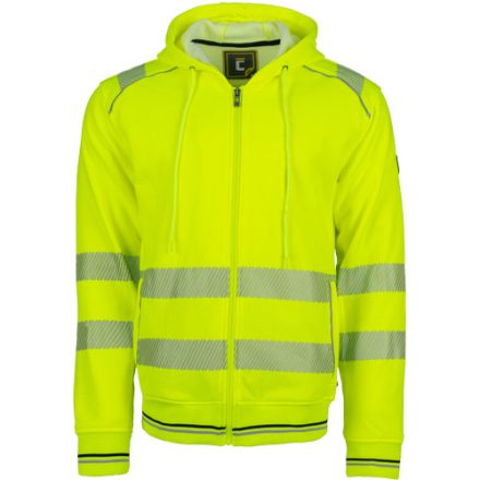 crv_0306014770003 SHELDON HV kapucnis kardigán sárga L