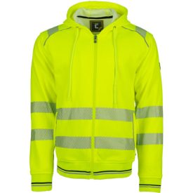 crv_0306014770007 SHELDON HV kapucnis kardigán sárga 4XL