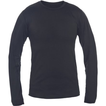 crv_0309006660010 SOLID hosszúujjú trikó fekete XS/S