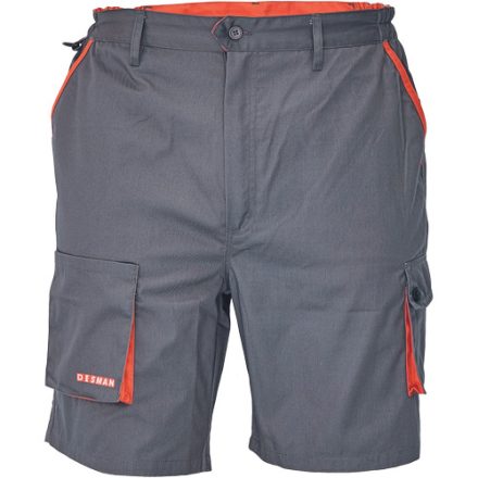 crv_0310000290062 DESMAN rövidnadrá szürke/narancssárg 62