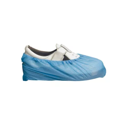 crv_0318000940841 ANSELL 64-569 PE cipővédő 41cm kék 100db
