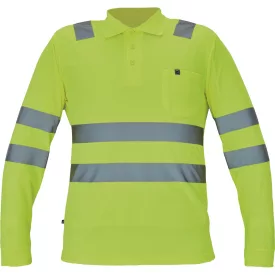 crv_0322000470000 LUGO HV póló hosszú ujjú sárga XS