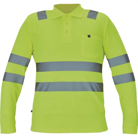 crv_0322000470006 LUGO HV póló hosszú ujjú sárga 3XL