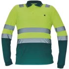 crv_0322000573006 LEON HV póló hosszú ujjú sárga/zöld 3XL