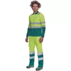 crv_0322000573007 LEON HV póló hosszú ujjú sárga/zöld 4XL