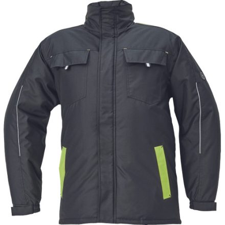 crv_0331003764006 MAX VIVO télikabát fekete/sárga 3XL