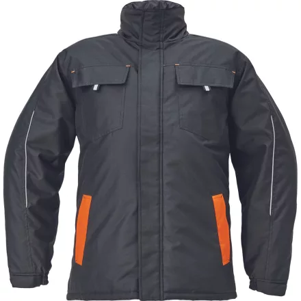 crv_03310037C1003 MAX VIVO télikabát fekete/narancssárga L