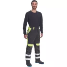 crv_0352008664064 MAX VIVO RFLX nadrág fekete/sárga 64