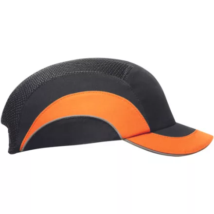 crv_0603000496999 JSP HARDCAP A1+ 5cm fekete/HV narancs