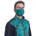 crv_0708000955999 NEURU CAMOU face mask petrol kék -