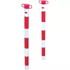 crv_9910004024999 JSP HDE100 lánckorlát oszlop piros/fehér