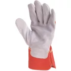 cvg_155 BŐRKESZTYŰ, SZÜRKE VASTAG MARHAHASÍTÉK/PIROS VÁSZON_10