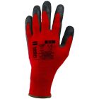 cvg_1LACE00010 EUROLITE 1LACE PIROS KESZTYŰ TENYERÉN FEKETE LATEX_10