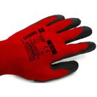 cvg_1LACE00010 EUROLITE 1LACE PIROS KESZTYŰ TENYERÉN FEKETE LATEX_10