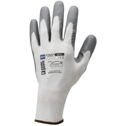 cvg_1LACW00011 EUROLITE L900 FEHÉR/SZÜRKE LATEX KÖRNYEZETBARÁT KESZTYŰ_11