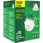 cvg_23106 FFP1SL NR D SZELEPES CSÉSZE FORMÁJÚ PORMASZK