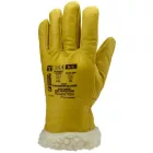 cvg_2487 BŐRKESZTYŰ, TÉLI,ISLANDE,SÁRGA SZÍNMARHA/SZŐRMEBÉLÉS 32CM_7