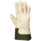 cvg_260 BŐRKESZTYŰ, SZÜRKE SZÍNMARHA/ZÖLD VÁSZON KÉZHÁT_10