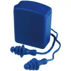 cvg_30211 EARLINE - KÉK ZSINÓROS, LAMELLÁS FÜLDUGÓ+DOBOZ SNR 26DB (ST)