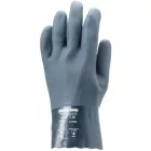 cvg_3719 MÁRTOTT POLIMER KESZTYŰ, ZÖLD, VEGYSZERÁLLÓ, 27CM_9