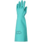 cvg_5540 MÁRTOTT ZÖLD NITRIL KESZTYŰ, VEGYSZERÁLLÓ, 45CM/0,56MM_10