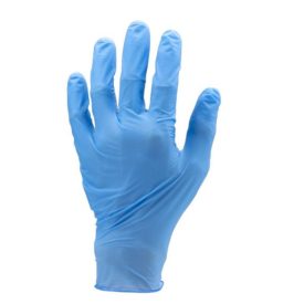 cvg_5916 NITRIL PÚDER NÉLKÜLI KÉK VIZSGÁLÓKESZTYŰ_S
