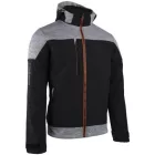 cvg_5BAN01000S BANJO FEKETE/SZÜRKE SOFTSHELL DZSEKI, NARANCS CIPZÁR_S