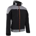 cvg_5BAN0103XL BANJO FEKETE/SZÜRKE SOFTSHELL DZSEKI, NARANCS CIPZÁR_3XL