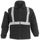 cvg_5BODNM BODYGUARD FEKETE 4/1 TÉLIKABÁT, FÉNYVISSZAVERŐ CSÍKKAL_M