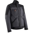 cvg_5CRJ15000L CRISTOBAL SÖTÉTSZÜRKE RIPSTOP MUNKAKABÁT__L