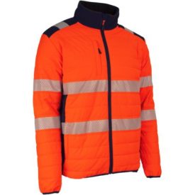   cvg_5FLA17000L FLAKE FLUO NARANCS/SÖTÉTKÉK THERMO DZSEKI_LL