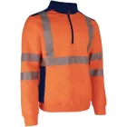 cvg_5FRI1702XL FRISS FLUO NARANCS/SÖTÉTKÉK PULÓVER_2XL